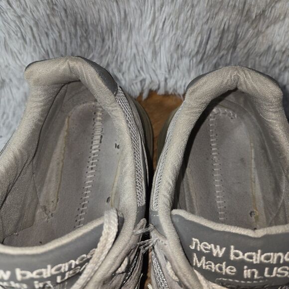 New Balance 993 Mens Size 14 Gray/White Sneakers Retro Trainers Made In USA - Picture 7 of 10